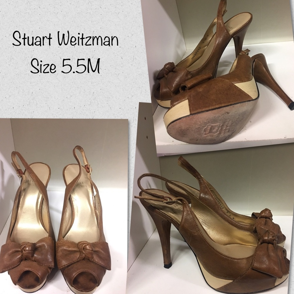 Stuart Weitzman sling back heels